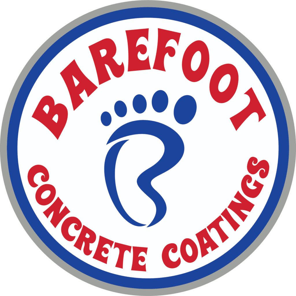 Barefoot Concrete Coatings Logo Color 5inch | Barefoot Concrete Coatings